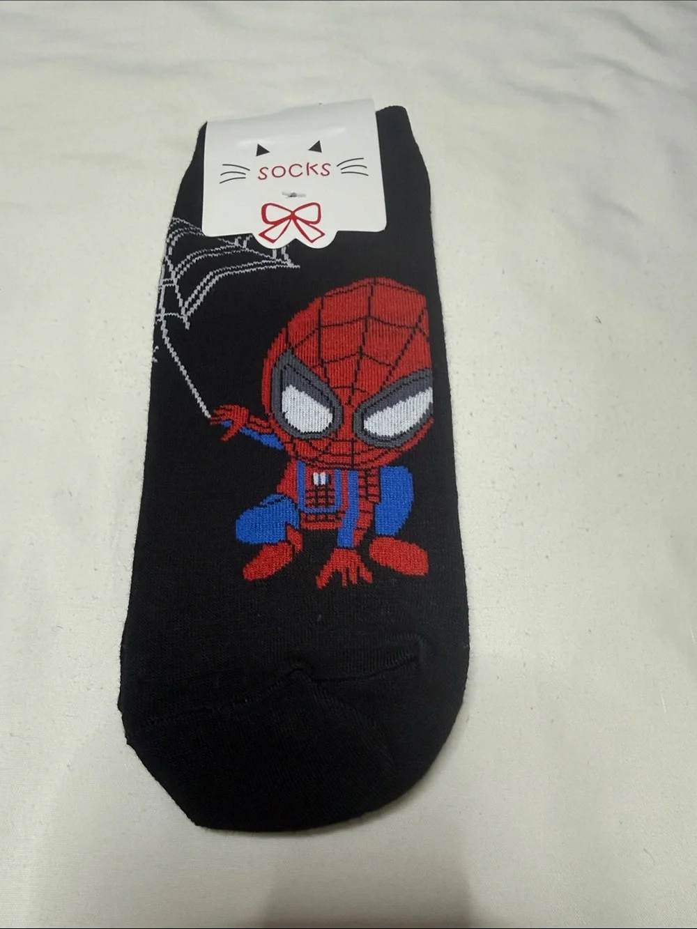 Set of 12 Kids Spider-Themed Ankle Socks - Multicolor (Pack)